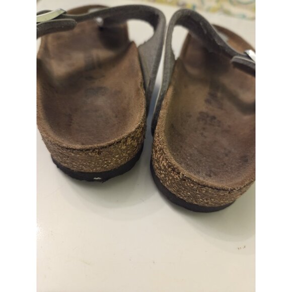 BIRKENSTOCK Youth Girls Gizeh Thong Birko-Flor Sandals Silver 30 Size US 12 12.5 - Picture 6 of 16